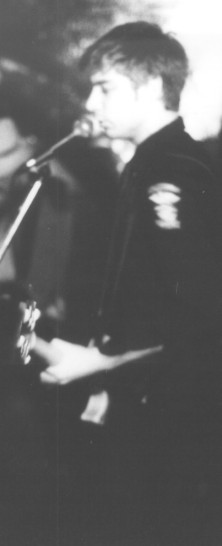 Adam at the Vera basement, February 1999